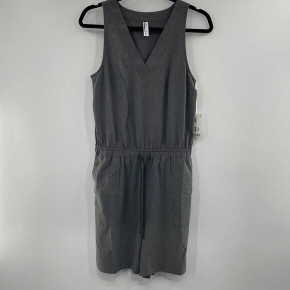 STYLUS Pants - 3For$20 Stylus Dark Heather Gray Romper Sleeveless  size XS New